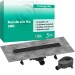 Hansgrohe RainDrain Go Komplettset Duschrinne 500 rückseitig befliesbar für Standard-/flache Installation Mattschwarz