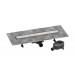 Hansgrohe RainDrain Go Komplettset Duschrinne 600 rückseitig befliesbar für Standard-/flache Installation Edelstahl gebürstet