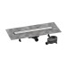 Hansgrohe RainDrain Go Komplettset Duschrinne 600 rückseitig befliesbar für Standard-/flache Installation Edelstahl gebürstet