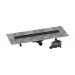 Hansgrohe RainDrain Go Komplettset Duschrinne 700 rückseitig befliesbar für Standard-/flache Installation Mattschwarz