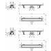 Hansgrohe RainDrain Go Komplettset Duschrinne 700 rückseitig befliesbar für Standard-/flache Installation Mattschwarz