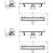 Hansgrohe RainDrain Go Komplettset Duschrinne 700 rückseitig befliesbar für Standard-/flache Installation Mattschwarz