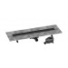 Hansgrohe RainDrain Go Komplettset Duschrinne 800 rückseitig befliesbar für Standard-/flache Installation Mattschwarz