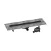 Hansgrohe RainDrain Go Komplettset Duschrinne 800 rückseitig befliesbar für Standard-/flache Installation Mattschwarz