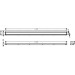 Hansgrohe RainDrain Match Duschrinne 1200 mm mit höhenverstellbaren Rahmen MSW