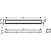 Hansgrohe RainDrain Match Duschrinne 700 mm mit höhenverstellbaren Rahmen MW