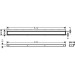 Hansgrohe RainDrain Match Duschrinne 900 mm mit höhenverstellbaren Rahmen MW