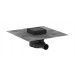 Hansgrohe RainDrain Point Komplettset Punktablauf 100/100 rückseitig befliesbar Mattschwarz