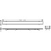 Hansgrohe RainDrain Rock Duschrinne 700 mm kürzbar und befliesbar