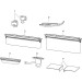 Hansgrohe RainDrain Rock Duschrinne 700 mm kürzbar und befliesbar