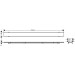 Hansgrohe RainDrain Rock Duschrinne 800 mm kürzbar und befliesbar