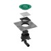 Hansgrohe RainDrain Spot Plus Komplettset Punktablauf 150/150 mit höhenverstellbarem Rahmen Edelstahl gebürstet