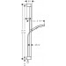 Hansgrohe Rainfinity Brauseset 130 3jet EcoSmart mit Brausestange S Puro 90 cm, Push-Handbrausehalterung und Designflex Textilbrauseschlauch 160 cm Mattschwarz