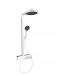 Hansgrohe Rainfinity Showerpipe 250 1jet EcoSmart mit ShowerTablet 350 Mattweiß