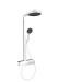 Hansgrohe Rainfinity Showerpipe 250 1jet EcoSmart mit ShowerTablet 350 Mattweiß