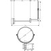 Hansgrohe Rasierspiegel AddStoris chrom 
