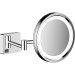 Hansgrohe Rasierspiegel AddStoris chrom mit LED Licht