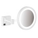 HG Rasierspiegel AddStoris mattweiss mit LED Licht