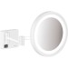 Hansgrohe Rasierspiegel AddStoris mattweiss mit LED Licht