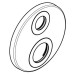 Hansgrohe Rosette d:150mm Ecostat S Thermostat F-Set Absperrventil chrom