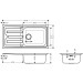 Hansgrohe S44 S440-F500 100 Einbauspüle 500 mit Abtropffläche und automatischer Ablaufgarnitur Edelstahl