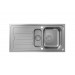 Hansgrohe S44 S440-F517 100 Einbauspüle 342/145 mit Abtropffläche und automatischer Ablaufgarnitur Edelstahl