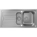 Hansgrohe S44 S440-F517 100 Einbauspüle 342/145 mit Abtropffläche und automatischer Ablaufgarnitur Edelstahl