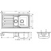 Hansgrohe S44 S440-F517 100 Einbauspüle 342/145 mit Abtropffläche und automatischer Ablaufgarnitur Edelstahl
