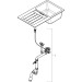 Hansgrohe S52 S520-F345 Einbauspüle mit automatischer Ablaufgarnitur Graphitschwarz