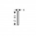 Hansgrohe Scheibe Wandausgleich Showerpipe chrom