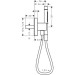 Hansgrohe Schlauchanschl.u.Brausenhalter Axor Starck Organic chrom Starck Stabhandbr.