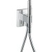 Hansgrohe Schlauchanschl.u.Brausenhalter Axor Starck Organic chrom Starck Stabhandbr.