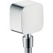 Hansgrohe Schlauchanschluss Fixfit DN15 chrom mit Kugelgelenk und Rückflussverhinderer