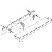 Hansgrohe Schlauchanschluss Fixfit Porter 500 chrom mit Ablage R