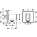 Hansgrohe Schlauchanschluss Fixfit Porter Square Axor DN15 m.Rückflussverh.chrom