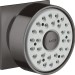 Hansgrohe Seitenbrause 1jet eckig Brushed Black Chrome