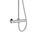 HG Showerpipe 200 1jet Vernis Blend chrom mit Brausethermostat