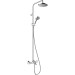 Hansgrohe Showerpipe 200 1jet Vernis Blend chrom mit Wannenthermostat