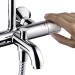 HG Showerpipe 200 1jet Vernis Blend chrom mit Wannenthermostat