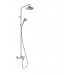 Hansgrohe Showerpipe 200 1jet Vernis Blend EcoSmart chrom mit Wannenthermostat
