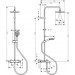 Hansgrohe Showerpipe 200 1jet Vernis Blend EcoSmart chrom mit Wannenthermostat