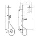 HG Showerpipe 200 1jet Vernis Blend EcoSmart mattschwarz m.Brausethermostat