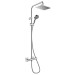 HG Showerpipe 230 1jet Vernis Shape chrom mit Brausethermostat