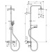 HG Showerpipe 230 1jet Vernis Shape chrom mit Brausethermostat