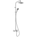 HG Showerpipe 230 1jet Vernis Shape chrom mit Wannenthermostat