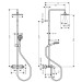 HG Showerpipe 230 1jet Vernis Shape chrom mit Wannenthermostat
