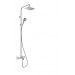 Hansgrohe Showerpipe 230 1jet Vernis Shape EcoSmart chrom mit Wannenthermostat