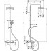 Hansgrohe Showerpipe 230 1jet Vernis Shape EcoSmart chrom mit Wannenthermostat