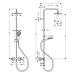 HG Showerpipe 230 1jet Vernis Shape EcoSmart mattschwarz m.Brausethermostat
