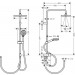 Hansgrohe Showerpipe 230 1jet Vernis Shape Reno EcoSmart mattschwarz